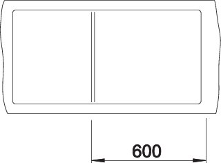 BLANCO ZENAR XL 6 S-F MXI